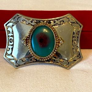 Vintage carved buckle